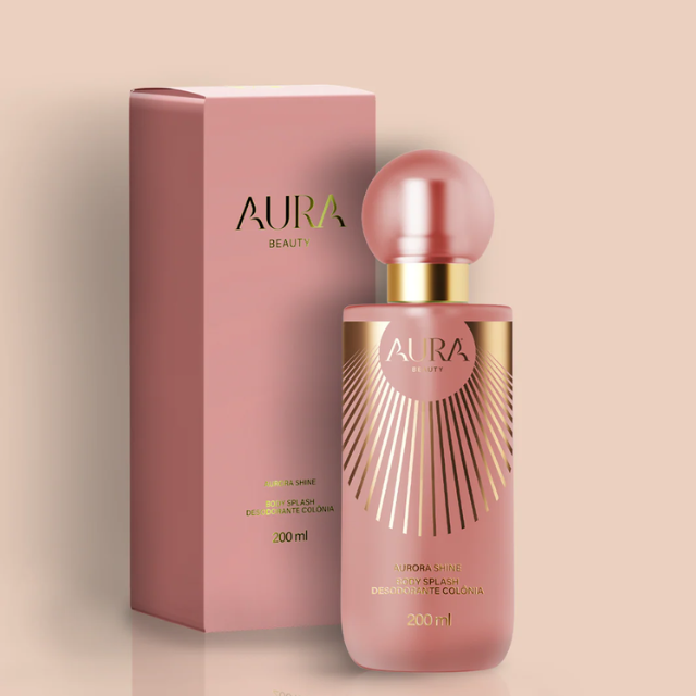 AURA Beauty Aurora Shine Body Splash – Luminous Radiance Body Mist, Vegan and Cruelty-Free – Buy now at MKPBR.COM – Worldwide Shipping