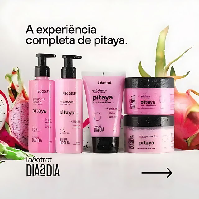 Authentic Brazilian Labotrat Scrub Pitaya Hyaluronic Acid for Youthful Vibrancy – Buy now at MKPBR.COM – Worldwide Shipping