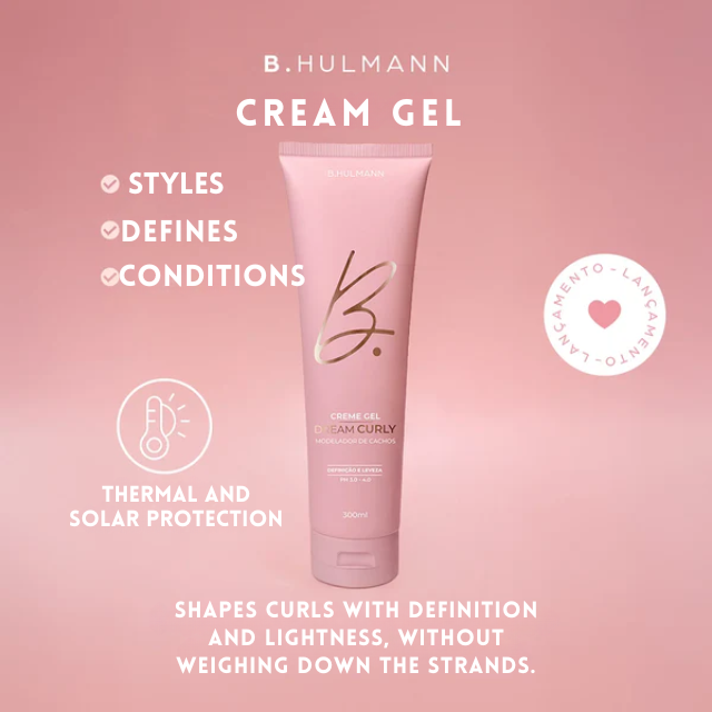 B. Hulmann Dream Curly Cream‑Gel activating curl definition – Buy now at MKPBR.COM – Worldwide Shipping
