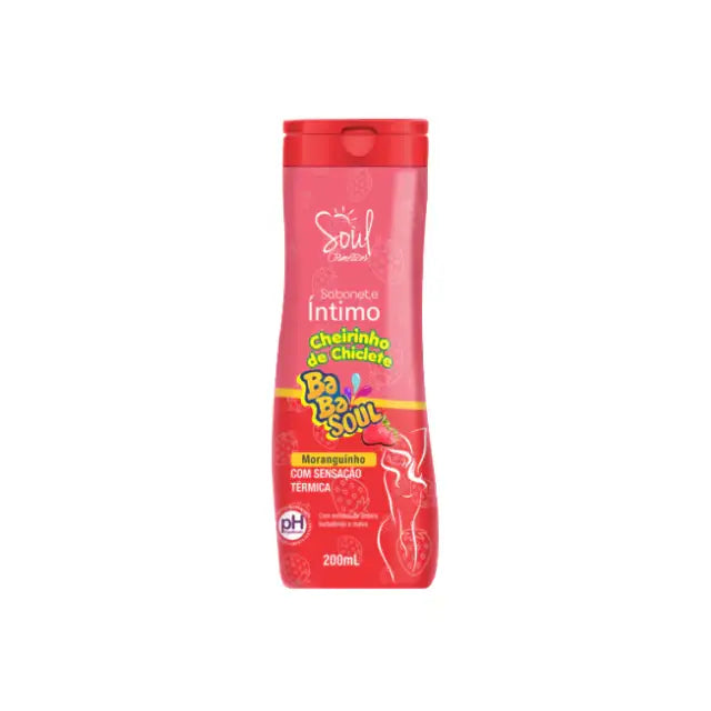 Soul Cosmeticos Babasoul Bubblegum Fresh Intimate Wash – Strawberry Bubblegum Scent, Delightful Cleanse – 6.76 fl oz (200ml) – Buy now at MKPBR.COM – Worldwide Shipping