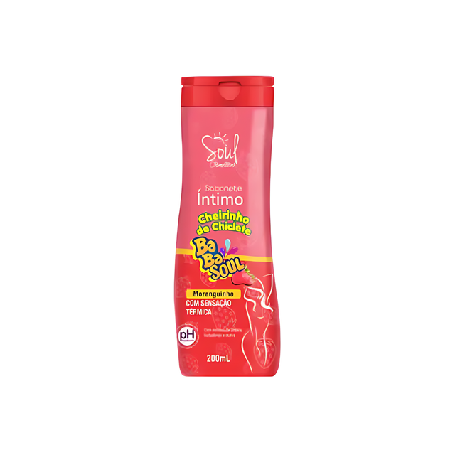 Soul Cosmeticos Babasoul Bubblegum Fresh Intimate Wash – Strawberry Bubblegum Scent, Delightful Cleanse – 6.76 fl oz (200ml) – Buy now at MKPBR.COM – Worldwide Shipping
