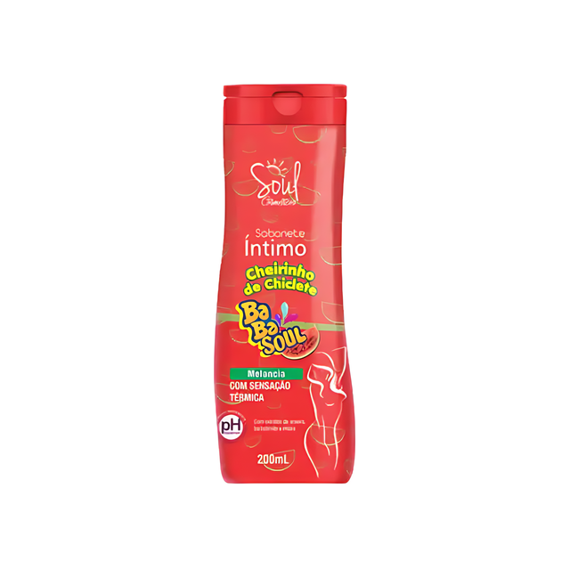Soul Cosmeticos Babasoul Bubblegum Fresh Intimate Wash – Watermelon Bubblegum Scent, Refreshing & Sweet – 6.76 fl oz (200ml) – Buy now at MKPBR.COM – Worldwide Shipping