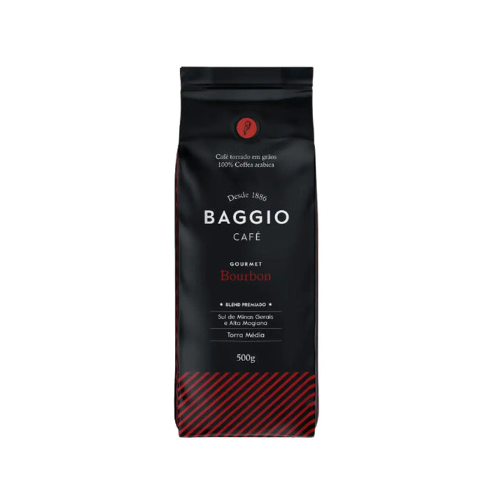 Baggio Café Bourbon Specialty Whole Bean Coffee bag, 1.1 lb, showcasing premium quality. – Buy now at MKPBR.COM – Worldwide Shipping
