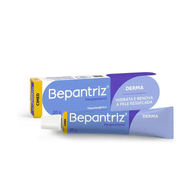 Bepantriz Derma Intensive Restorative Cream 0.70 oz creamy texture – Buy now at MKPBR.COM – Worldwide Shipping