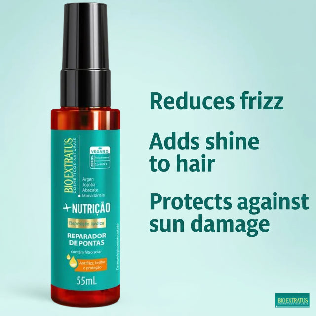Bio Extratus +Nutrition split-end repair serum close-up – Buy now at MKPBR.com – Worldwide Shipping