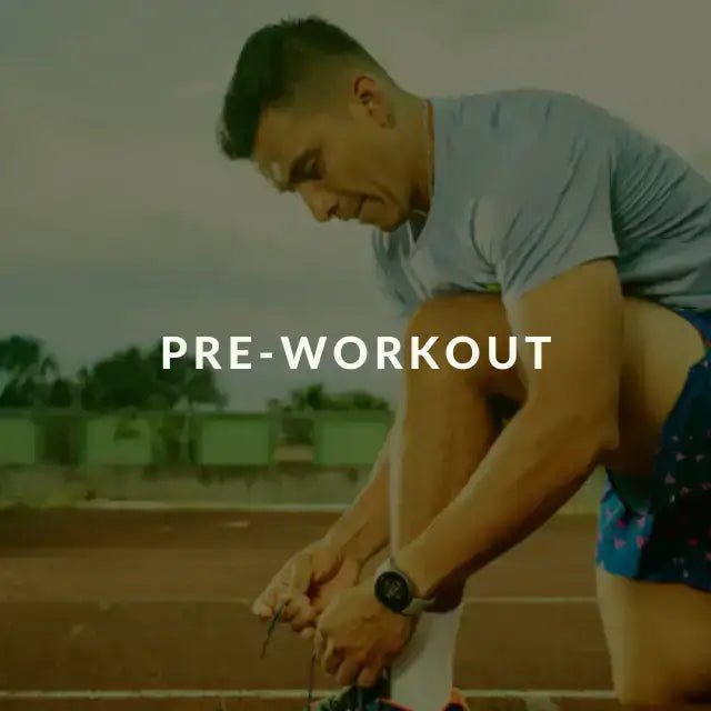 BLÄYVA Pre-Workout Boost: Athlete on a track, representing enhanced performance and endurance for training, powered by the 30-dose formula – Buy now at MKPBR.COM – Worldwide Shipping