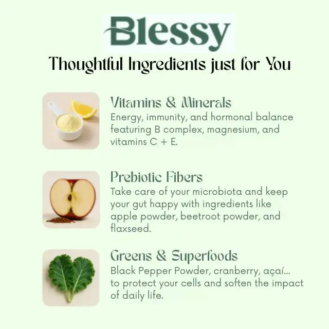  Blessy Greens Prebiotic Fibers for Healthy Microbiota - Buy now at MKPBR.COM - Worldwide Shipping