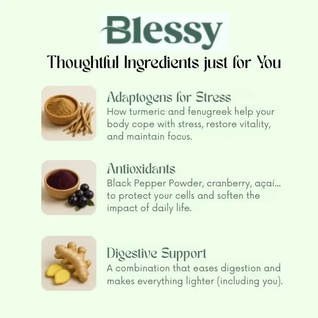 Blessy Greens Premium Ingredients Quality Tested - Buy now at MKPBR.COM - Worldwide Shipping