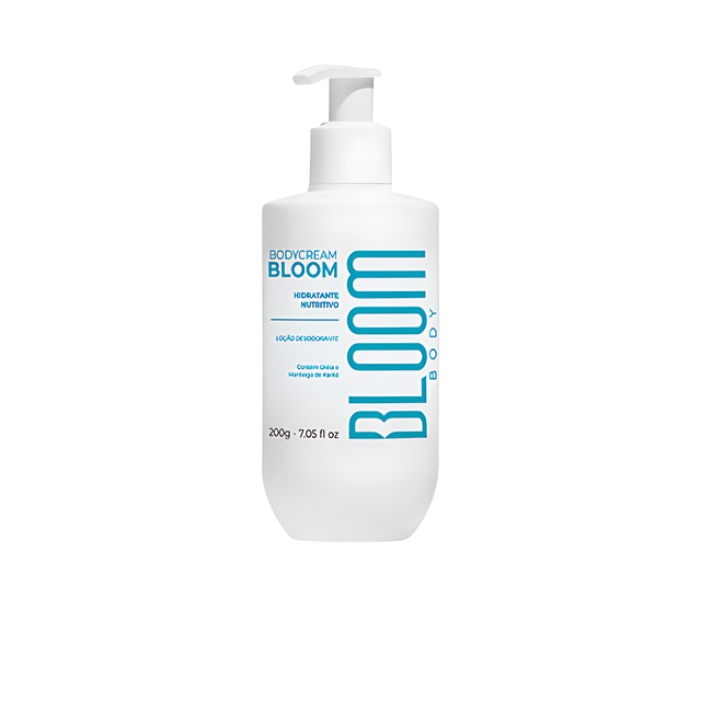 Bloom Body Bloom Body Cream Deodorant Moisturizing Body Cream Pistachio & Vanilla, Intense Hydration + Silky Feel – 7.05 oz (200 g) jar front view – Buy now at MKPBR.COM – Worldwide Shipping