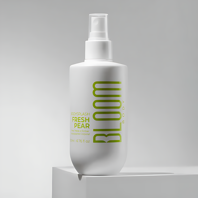 Bloom Body Fresh Pear Body Splash Body Mist Cologne Spray, Fresh Fruity-Floral Scent (Moderate) – 6.76 fl oz (200 ml) after-shower body mist routine for refreshed scent – Buy now at MKPBR.COM – Worldwide Shipping