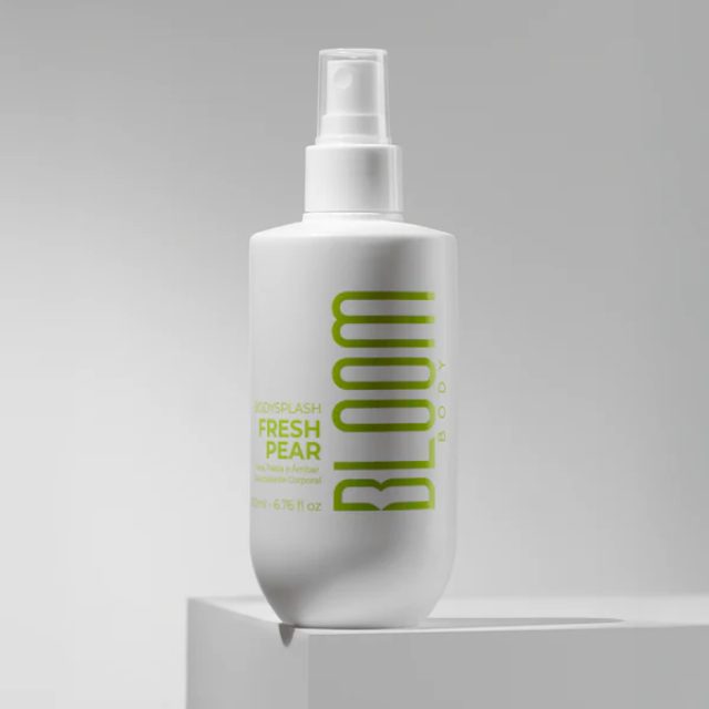 Bloom Body Fresh Pear Body Splash Body Mist Cologne Spray, Fresh Fruity-Floral Scent (Moderate) – 6.76 fl oz (200 ml) after-shower body mist routine for refreshed scent – Buy now at MKPBR.COM – Worldwide Shipping