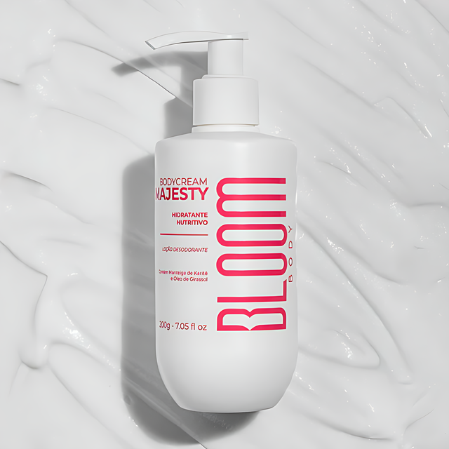 Bloom Body Majesty Deodorant Moisturizing Body Cream, Intense Floral Scent – 7.05 oz (200 g) post-shower moisturizing routine for soft skin – Buy now at MKPBR.COM – Worldwide Shipping
