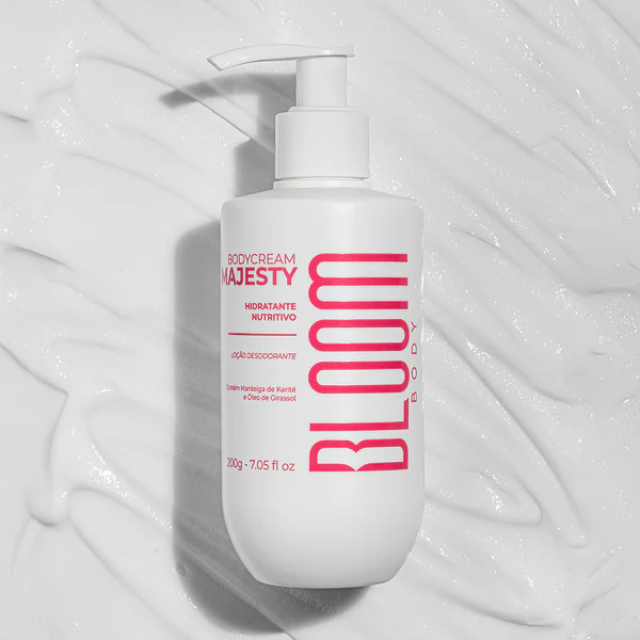 Bloom Body Majesty Deodorant Moisturizing Body Cream, Intense Floral Scent – 7.05 oz (200 g) post-shower moisturizing routine for soft skin – Buy now at MKPBR.COM – Worldwide Shipping
