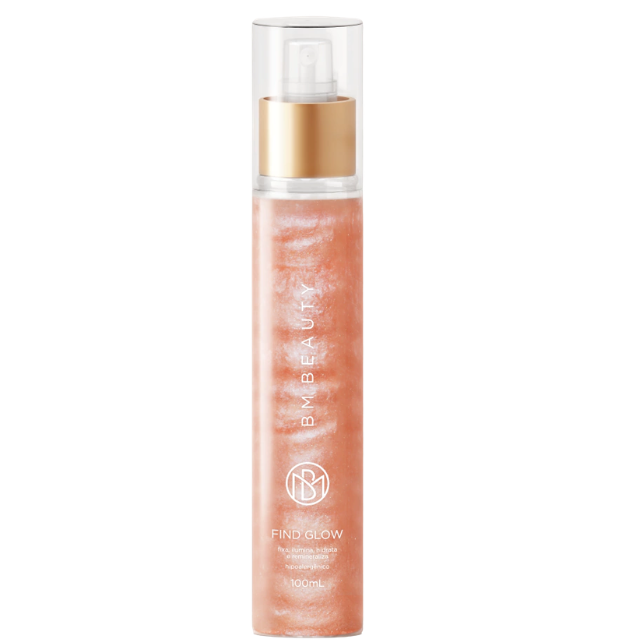 BM Beauty Find Glow Illuminating Setting Mist 3.38 oz front view – Buy now at MKPBR.COM – Worldwide Shipping