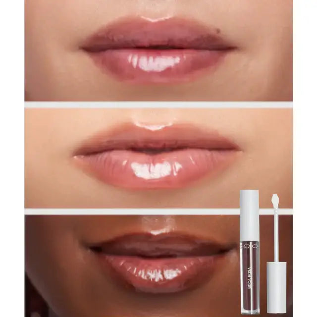 Get a subtle, hydrating lip gloss effect with Boca Rosa Hidra Lábios Marrom Trasnlucido, enhancing your natural appeal – Buy now at MKPBR.COM – Worldwide Shipping
