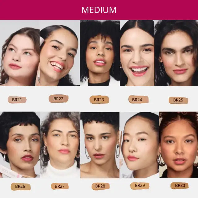 Boca Rosa Stick Pele Multifuncional: 3-in-1 foundation, contour, concealer with SPF 30 UVA/UVB. Medium Shades – Buy now at MKPBR.COM – Worldwide Shipping