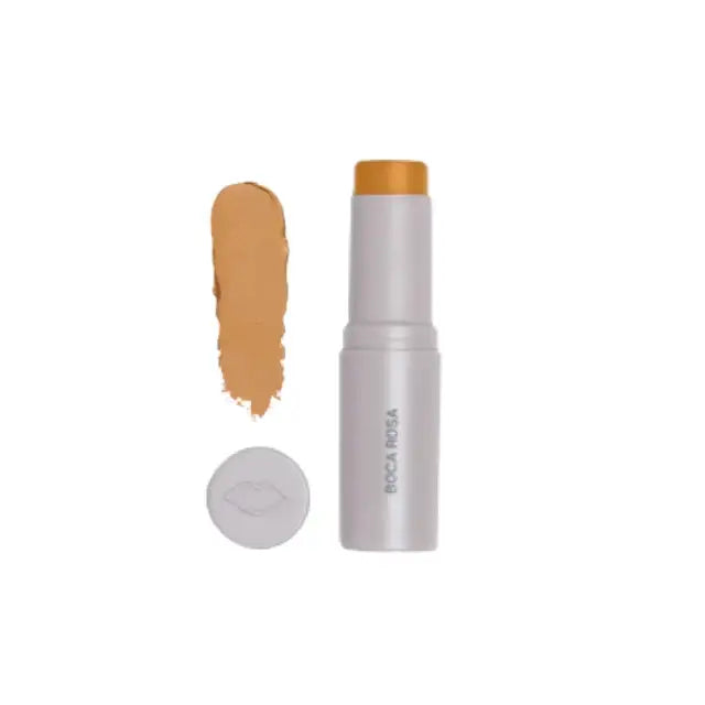 Boca Rosa Stick Pele Multifuncional BR32 (Medium Dark shade) features a warm deep undertone. – Buy now at MKPBR.COM – Worldwide Shipping