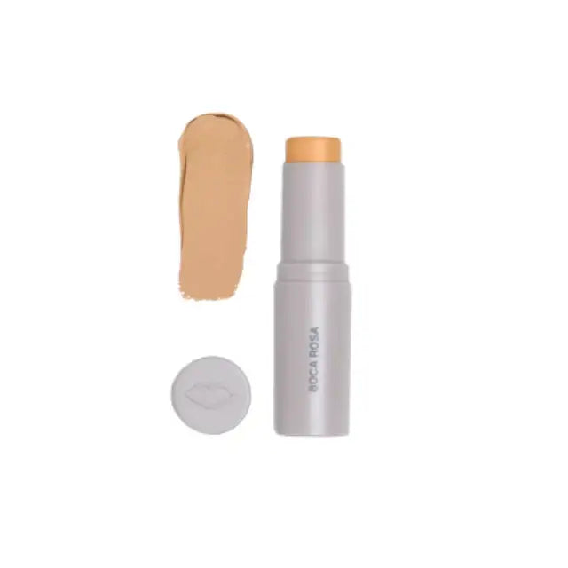 Boca Rosa Stick Pele Multifuncional BR18 (Medium Light shade) for blendable light-medium coverage. – Buy now at MKPBR.COM – Worldwide Shipping