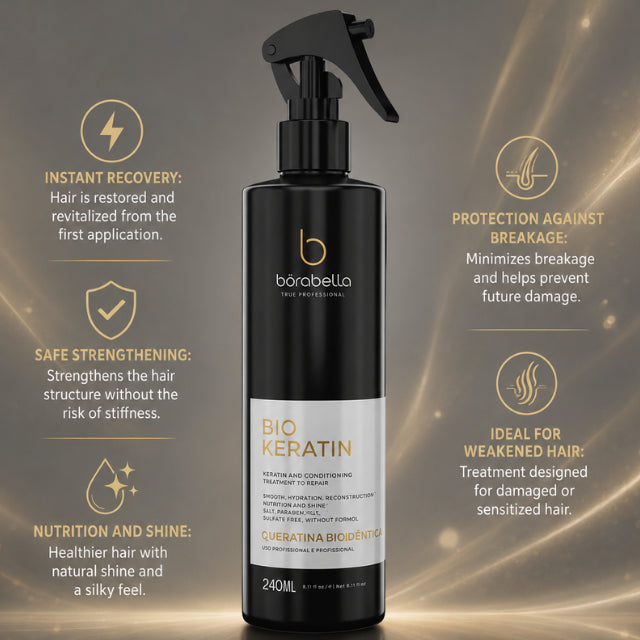Borabella Biokeratin bioidentical technology mimicking human keratin structure for deep penetration – Buy now at MKPBR.COM – Worldwide Shipping