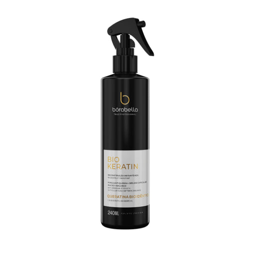 Borabella Biokeratin Bioidentical Liquid Keratin Treatment Instant Recovery Deep Strengthening – 8.11 fl oz (240 ml) front view – Buy now at MKPBR.COM – Worldwide Shipping