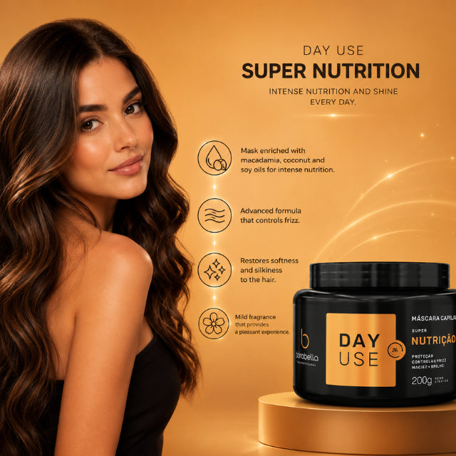 Borabella Day Use Super Nutrition Mask 200g back label with ingredients – Buy now at MKPBR.COM – Worldwide Shipping