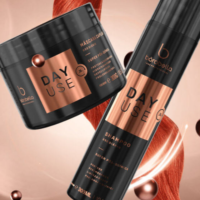 Borabella DayUSE authentic Brazilian professional post-chemical hair care kit – Buy now at MKPBR.COM – Worldwide Shipping