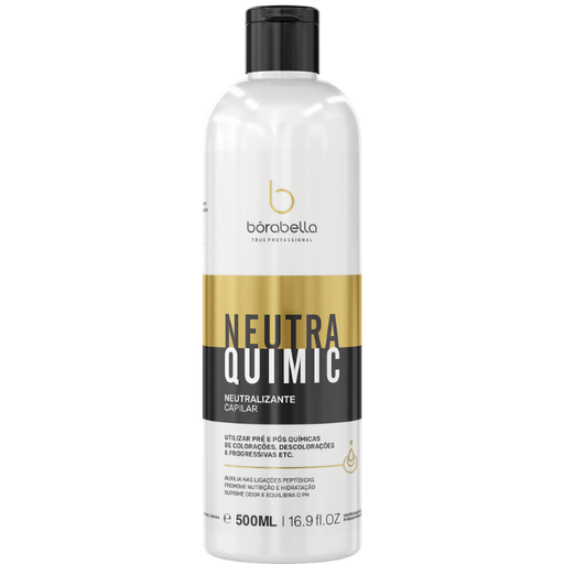 Borabella NeutraQuimic Professional pH Neutralizer & Bond Rebuilder 16.9 fl oz (500 ml) front view – Buy now at MKPBR.COM – Worldwide Shipping