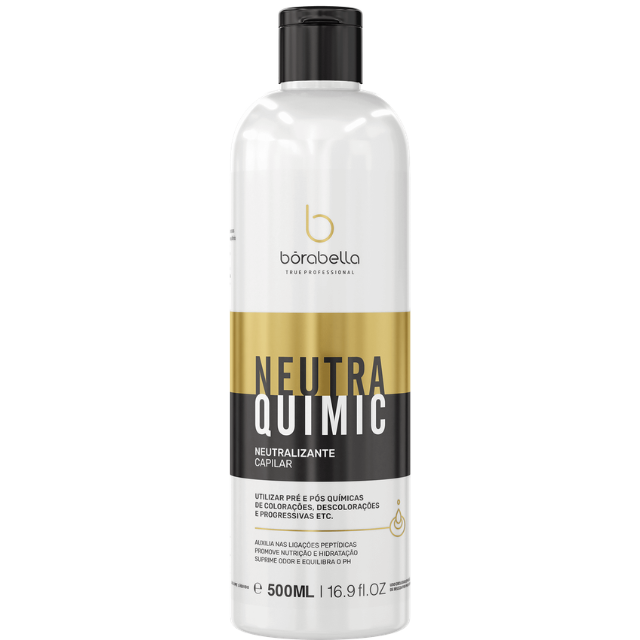 Borabella NeutraQuimic Professional pH Neutralizer & Bond Rebuilder 16.9 fl oz (500 ml) front view – Buy now at MKPBR.COM – Worldwide Shipping