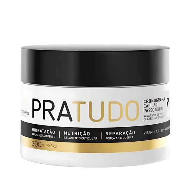 Borabella Pra Tudo Hair Mask 10.58 oz (300 g) size for home maintenance – Buy now at MKPBR.COM – Worldwide Shipping