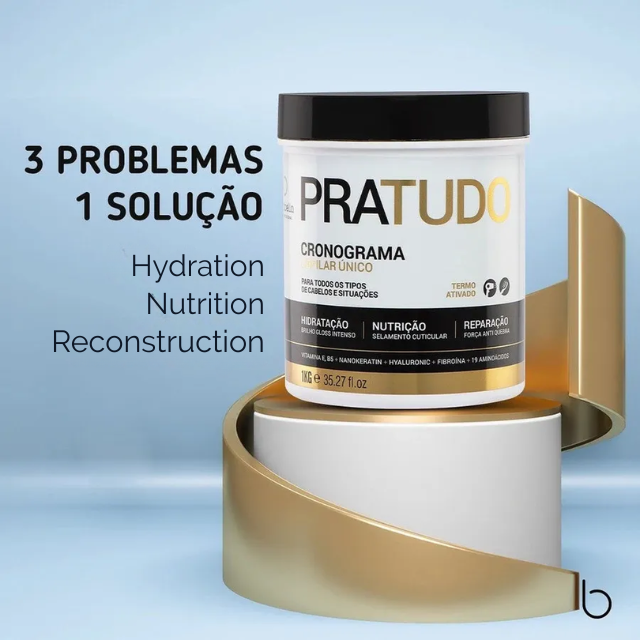 Borabella Pra Tudo Mask list of 25 active ingredients for hair regeneration – Buy now at MKPBR.COM – Worldwide Shipping