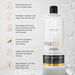 Borabella Pra Tudo Shampoo back label with 25+ active ingredients and instructions – Buy now at MKPBR.COM – Worldwide Shipping