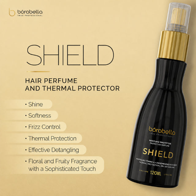Borabella Shield Thermal Protector Spray authentic Brazilian professional product – Buy now at MKPBR.COM – Worldwide Shipping