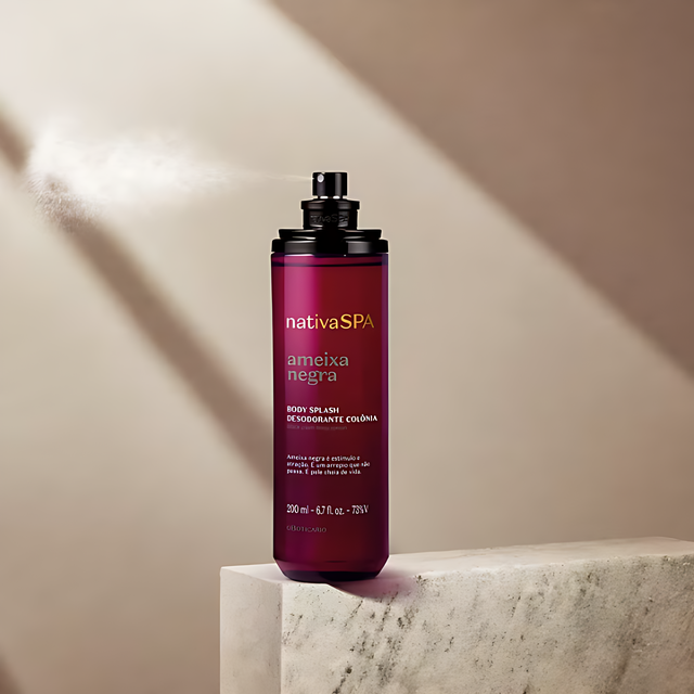  Boticário Ameixa Negra Body Splash official listing by MKPBR Wellness – Buy now at MKPBR.COM – Worldwide Shipping