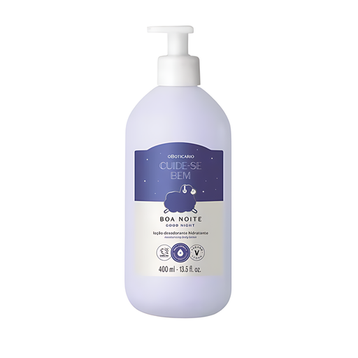 Boticário Cuide-se Bem Boa Noite 13.52 oz relaxing body lotion with 5x chamomile – Buy now at MKPBR.COM – Worldwide Shipping