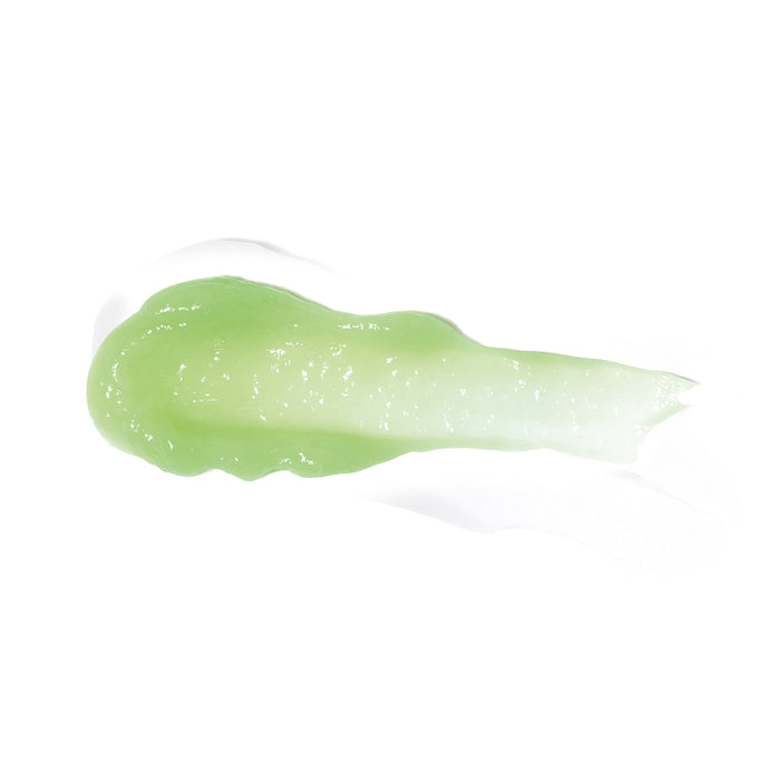 Smooth green avocado hair mask cream texture swatch of Boticário Cuide-se Bem Feira Pasta de Abacate 250 ml – Buy now at MKPBR.COM – Worldwide Shipping
