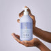Back label detail of Boticario Cuide-se Bem Lavandinha 48h hydration body lotion 400ml with Portuguese ingredient and usage information – Buy now at MKPBR.COM – Worldwide Shipping