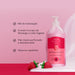 Side angle of the Boticário Cuide-se Bem strawberry and milk Brazilian body moisturizer bottle showing the flip-top cap and 400 ml size – Buy now at MKPBR.COM – Worldwide Shipping