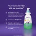 Boticário Dr. Botica Poção da Espuma Kids Shampoo for Coils 4ABC benefits chart on purple background showing Tira Nó detangling technology, green apple scent and ages 3 and up – Buy now at MKPBR.COM – Worldwide Shipping