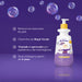 Boticário Dr. Botica Poção das Bolhas kids body wash benefits chart in Portuguese: removes skin impurities, green apple scent, dermatologist and pediatrician approved, for children from 3 years old – Buy now at MKPBR.COM – Worldwide Shipping