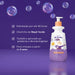 Boticário Dr. Botica Poção das Nuvens kids body lotion bottle on a purple bubble background with benefit callouts for up to 48 hours of hydration, green apple scent and children from 3 years of age – Buy now at MKPBR.COM – Worldwide Shipping