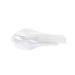 Swatch of the light white texture of Boticário Egeo Dolce Illusion moisturizing body cream – Buy now at MKPBR.COM – Worldwide Shipping