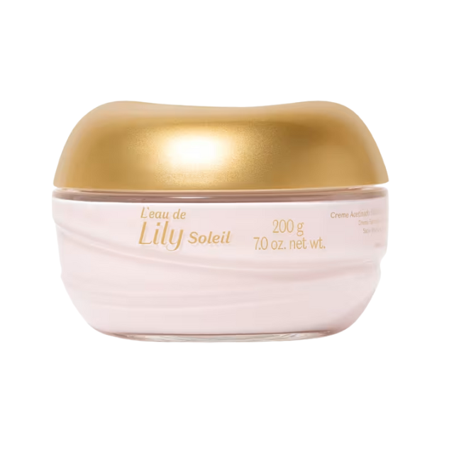  Boticário L'eau de Lily Soleil Satin Body Cream 7.05 oz limited edition fresh almond scent – Buy now at MKPBR.COM – Worldwide Shipping