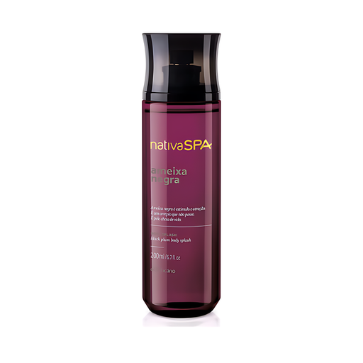 Boticário Nativa SPA Ameixa Negra Body Splash Deodorant Cologne 6.76 fl oz (200 ml) – Buy now at MKPBR.COM – Worldwide Shipping