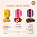 Comparison card of O Boticario Nativa SPA Ameixa Dourada and Ameixa Negra moisturizing body lotions from Brazil – Buy now at MKPBR.COM – Worldwide Shipping