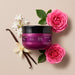 Open jar of Boticário Nativa SPA Rosas Secretas Body Oil-in-Cream showing the rich creamy oil-in-cream texture – Buy now at MKPBR.COM – Worldwide Shipping
