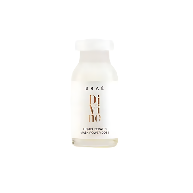 Braé Divine Anti-Frizz Ampoule 13ml - Ultra-concentrated hydration for dry, rough, frizzy hair, restoring fiber with incomparable softness and shine – Buy now at MKPBR.COM – Worldwide Shipping