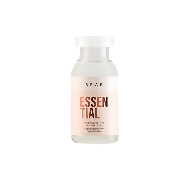 Braé Essential Intense Repair Ampoule 13ml - For all hair types, offering deep repair, prolonged hydration, softness, and absolute shine – Buy now at MKPBR.COM – Worldwide Shipping