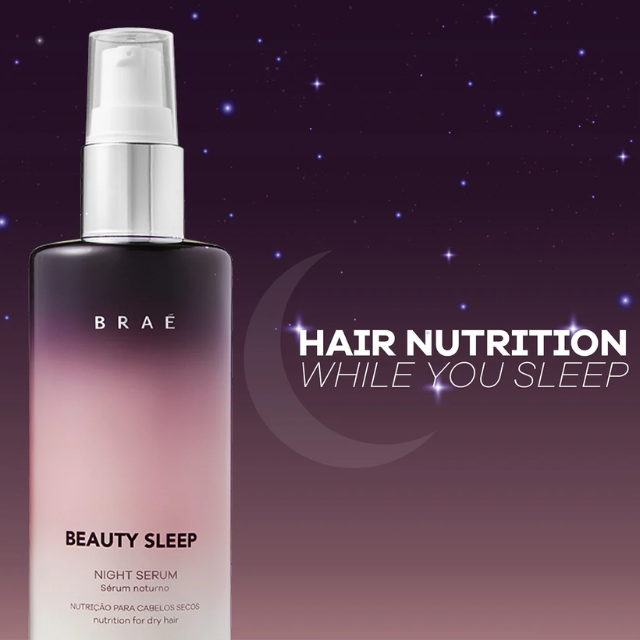 BRAÉ Beauty Sleep Night Hair Serum – Overnight Hydration, Shine & Anti-Frizz – 3.38 fl oz (100 mL) overnight routine bedside – Buy now at MKPBR.COM – Worldwide Shipping
