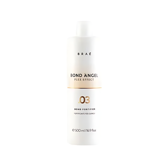 Braé Bond Angel Plex Effect Step 3 Bond Fortifier 500ml (16.91 fl oz) - Professional size for extensive home care, maintaining hair health between salon visits – Buy now at MKPBR.COM – Worldwide Shipping