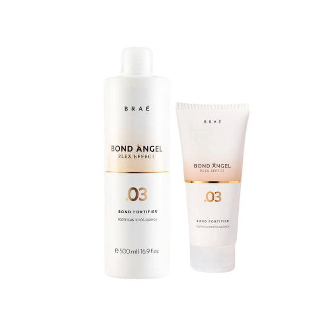Braé Bond Angel Plex Effect Step 3 Bond Fortifier - Prolongs salon bond-building effects, protecting hair from daily aggressions – Buy now at MKPBR.COM – Worldwide Shipping